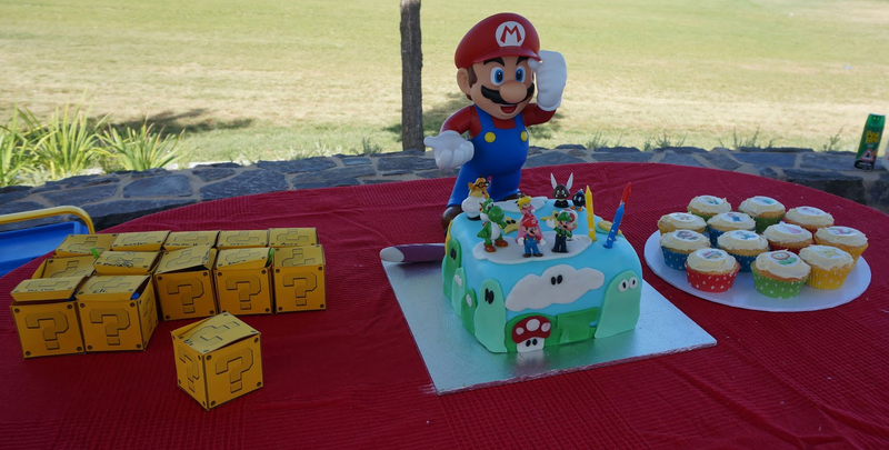 There was only one request for a theme for his birthday party last year. Cake by my wife.